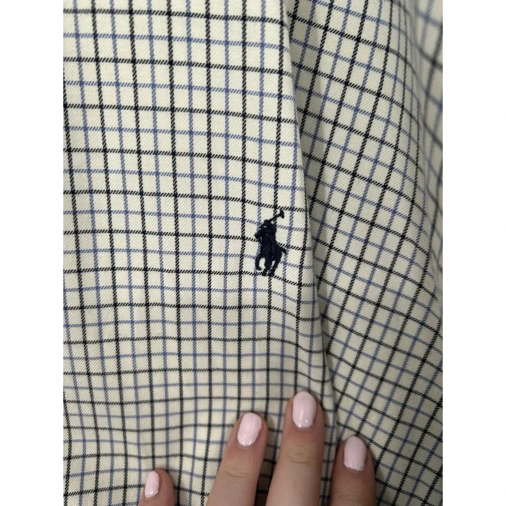 Polo Ralph Lauren Long Sleeve Button Down Up Front Shirt Classic Fit 3XL Big 3XB